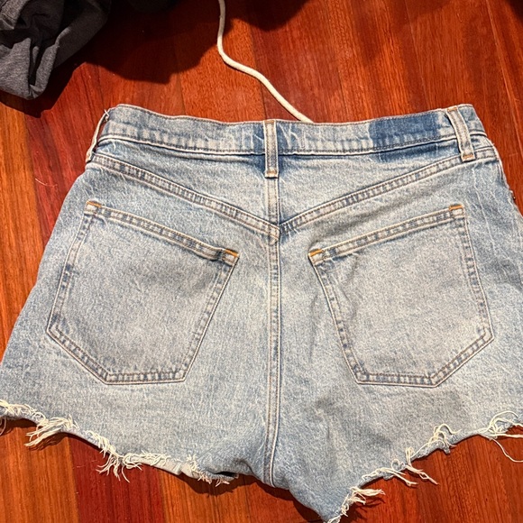 Abercrombie & Fitch Light Blue Jean Shorts - Picture 3 of 3